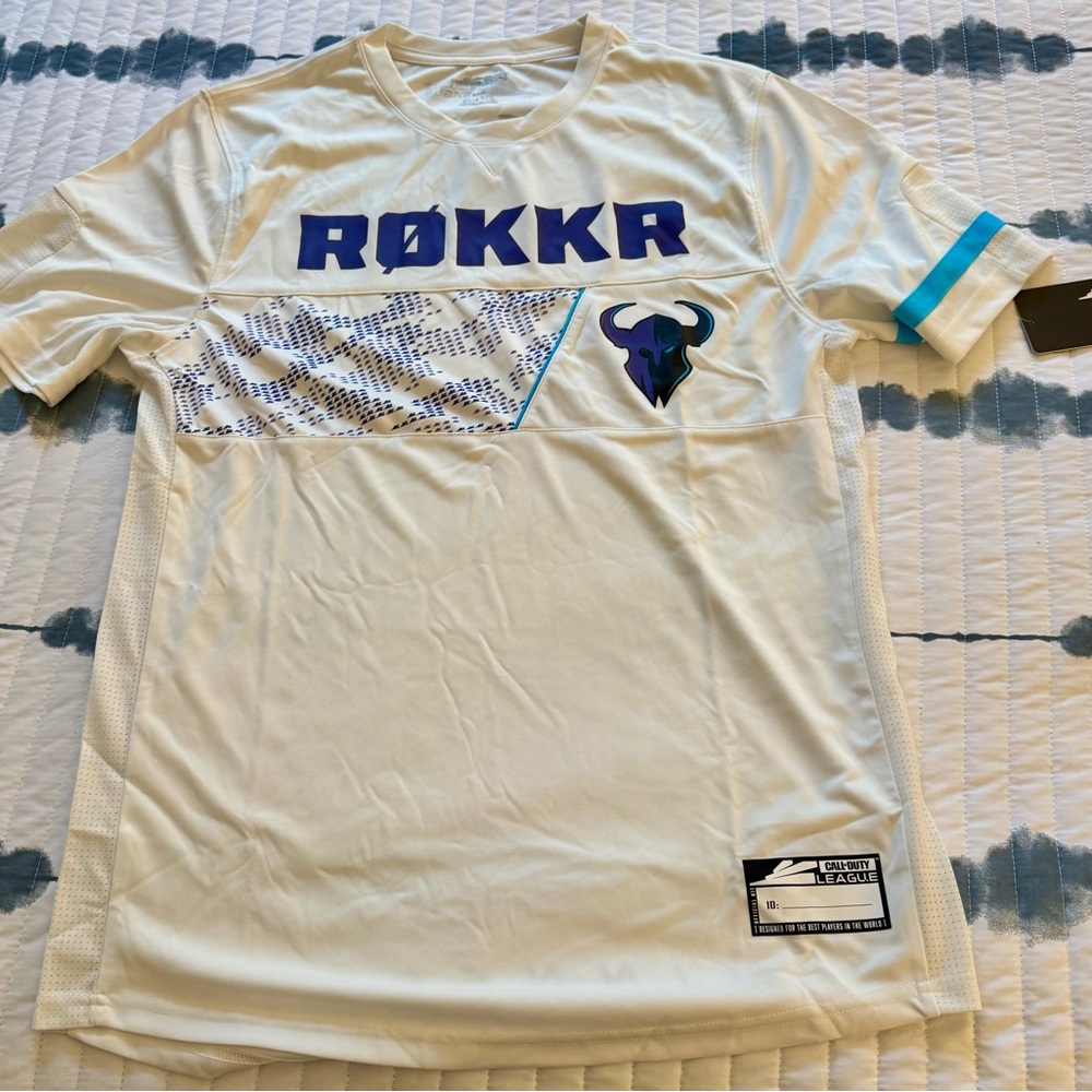 New Minnesota Rokkr White Home CDL Jersey Men’s Medium Call Of Duty Black Ops 6